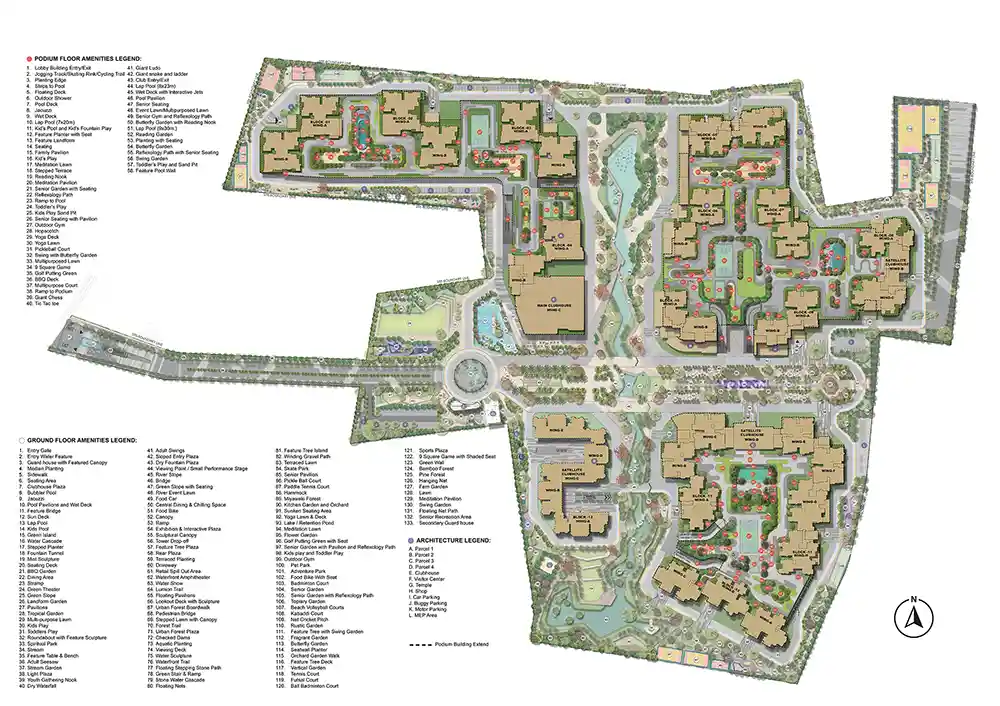 Sattva City Master Plan Layout – Devanahalli